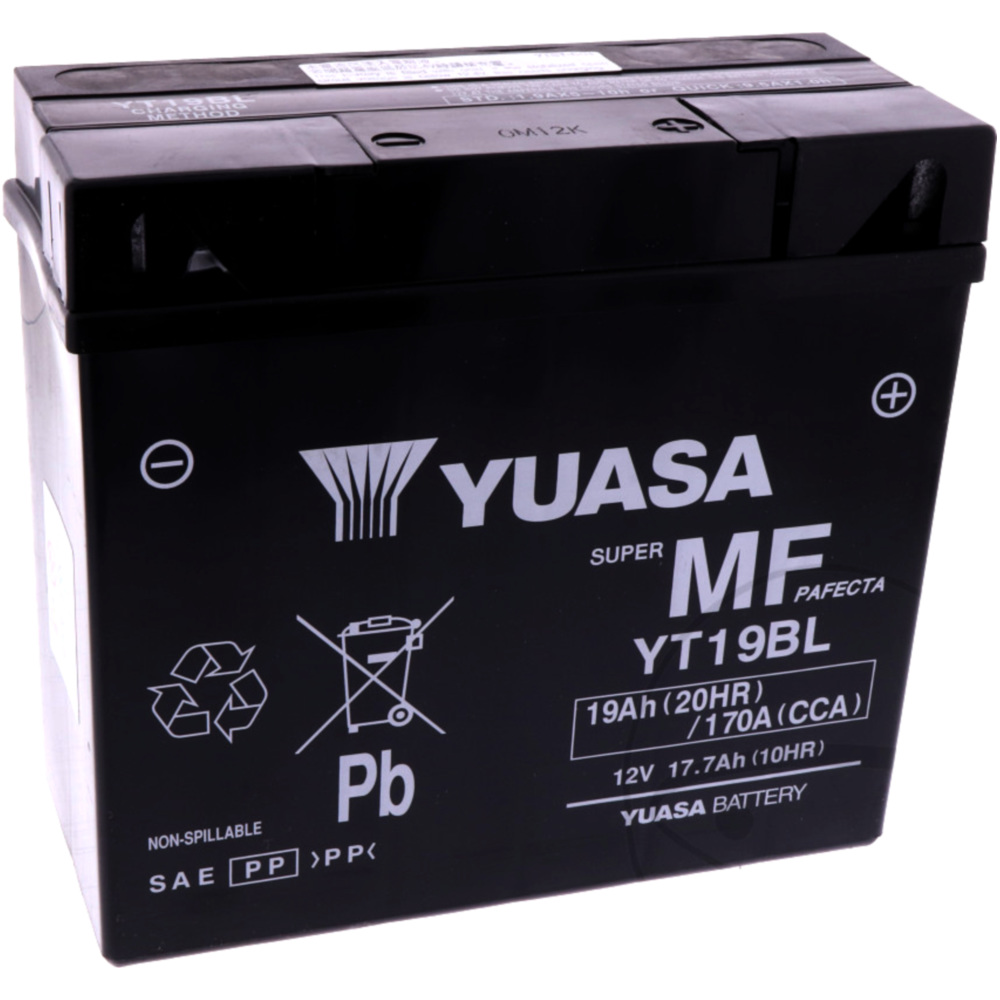 Yuasa yt19bl batterie motorrad  wet 