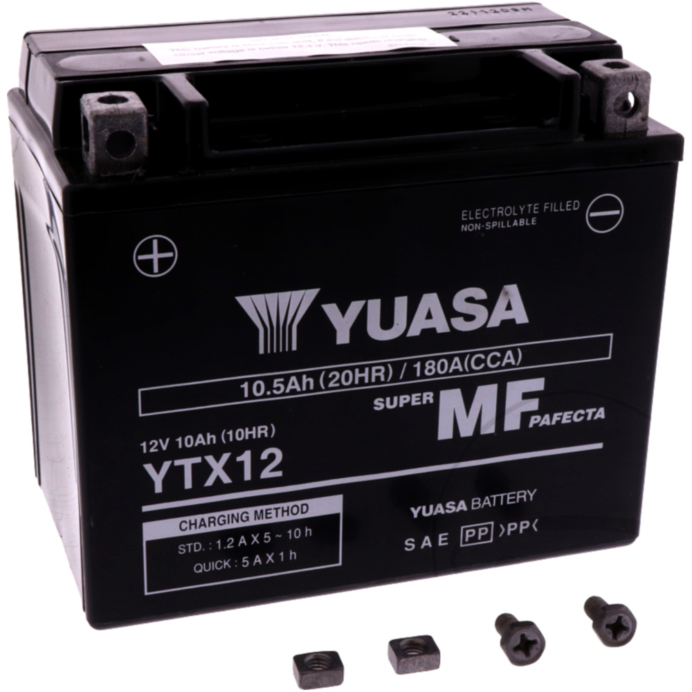 Yuasa ytx12 batterie motorrad  wet 