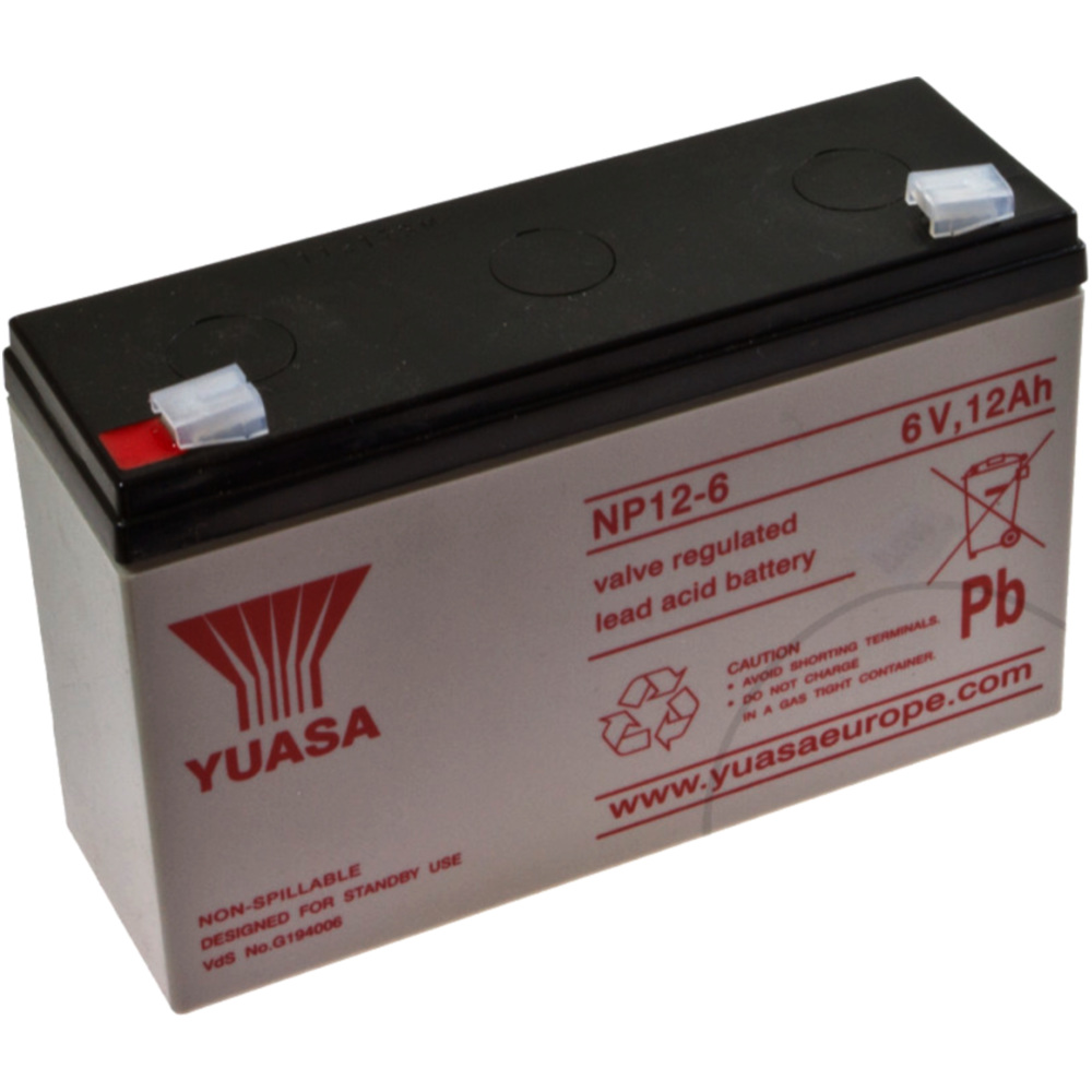 Yuasa gerätebatterie np 12-6