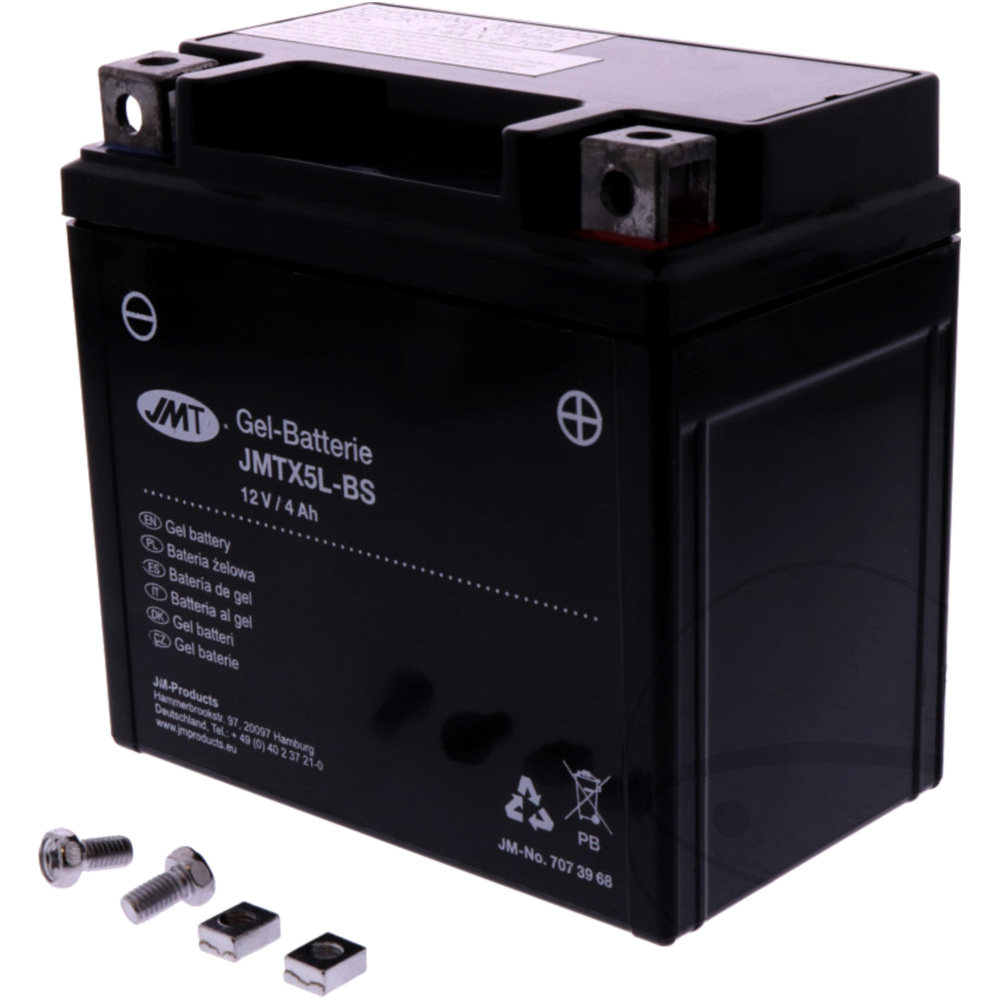 Jmt jmtx5l-bs (gel) motorradbatterie ytx5l-bs gel