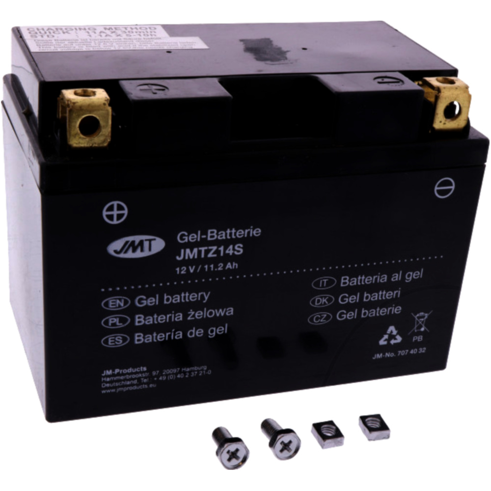 Jmt jmtz14s gel motorradbatterie ytz14s gel