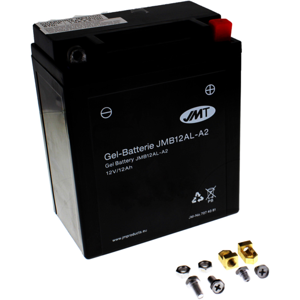 Jmt jmb12al-a2 gel motorradbatterie yb12al-a2 gel 