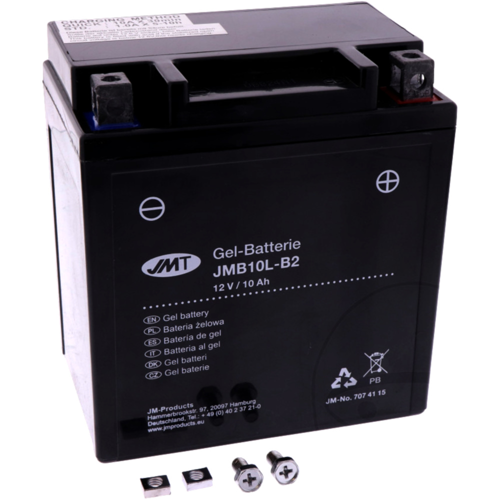 Jmt jmb10l-b2 gel motorradbatterie yb10l-b2 gel