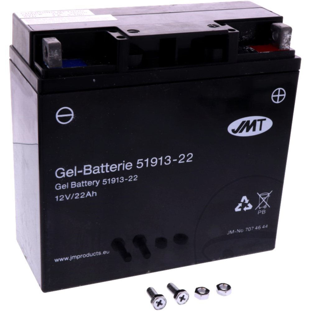 Jmt 51913-22-bs (gel) motorradbatterie 51913 gel