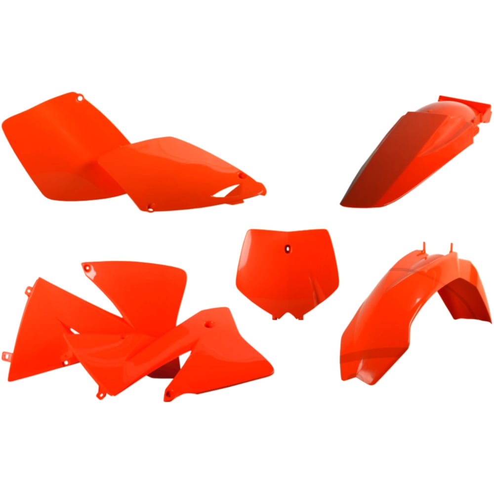 Polisport 90652 verkleidung schutzblech abdeckung komplett kit orange