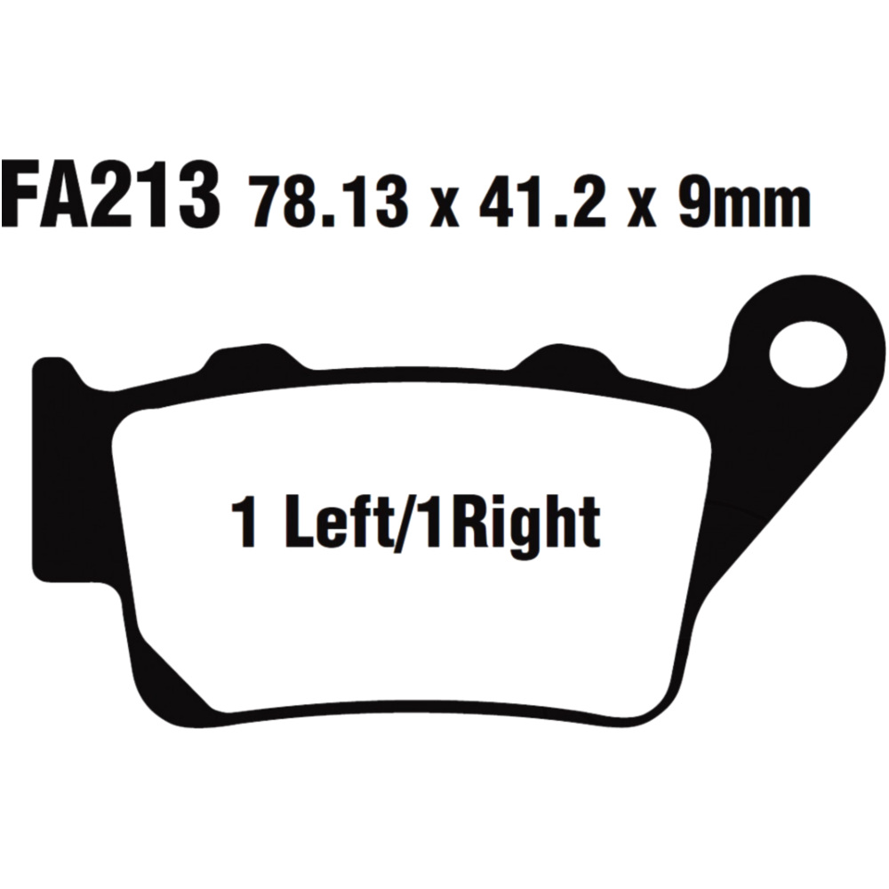 Ebc sfa213hh bremsbeläge bremsklotz sinter hh scooter  