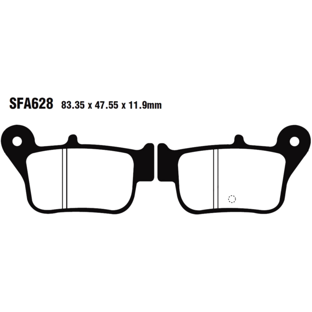 Ebc sfa628hh bremsbeläge bremsklotz sinter hh scooter