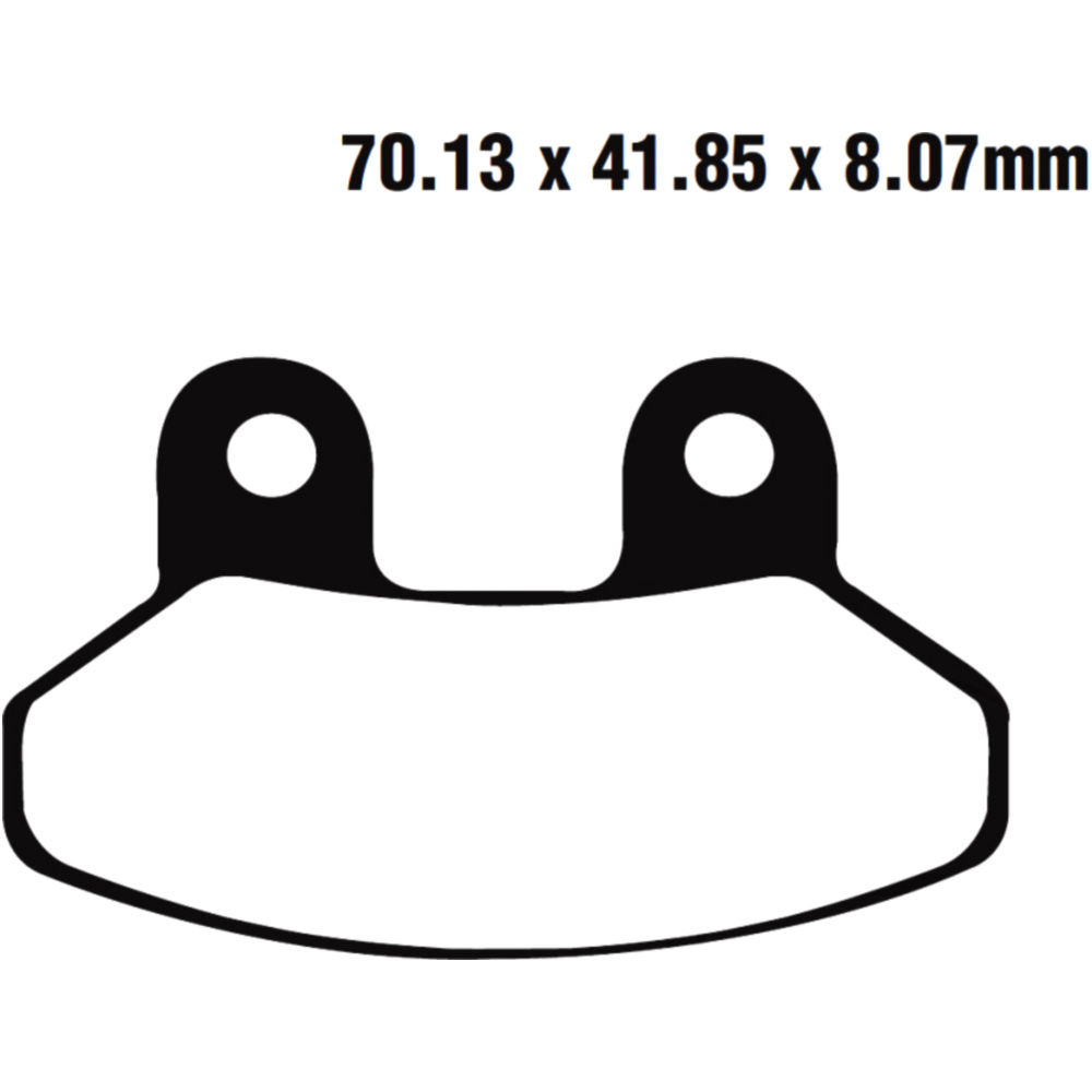 Ebc sfac306 bremsbeläge bremsklotz carbon scooter  