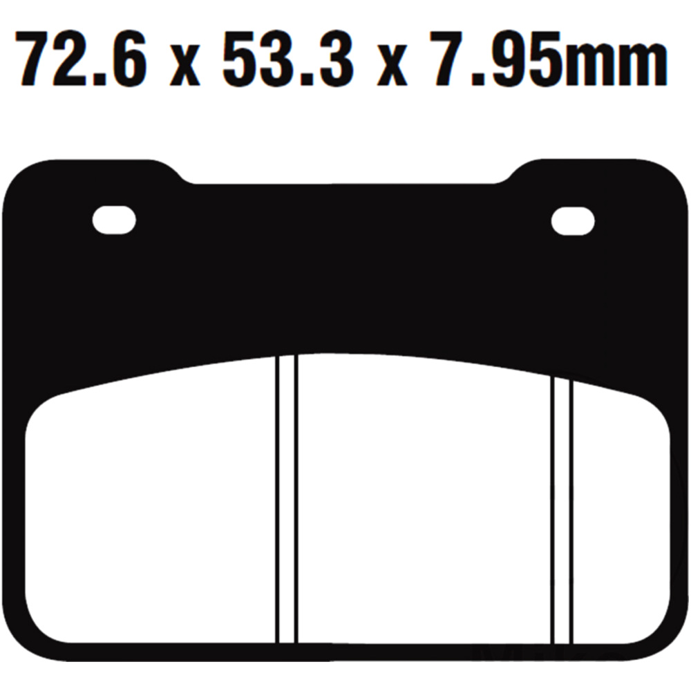 Ebc sfa627hh bremsbeläge bremsklotz sinter hh scooter