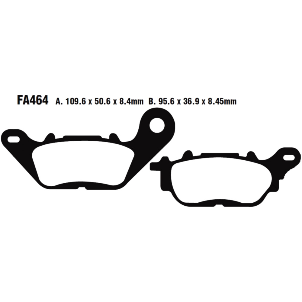 Ebc sfac464 bremsbeläge bremsklotz carbon scooter  