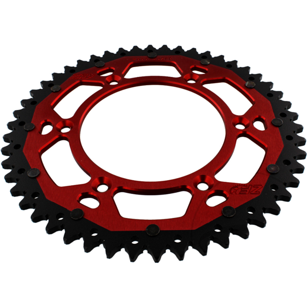 Zf zfd-8000-50-red kettenblatt kettenrad dual 50z teilung 520 rot d800050red