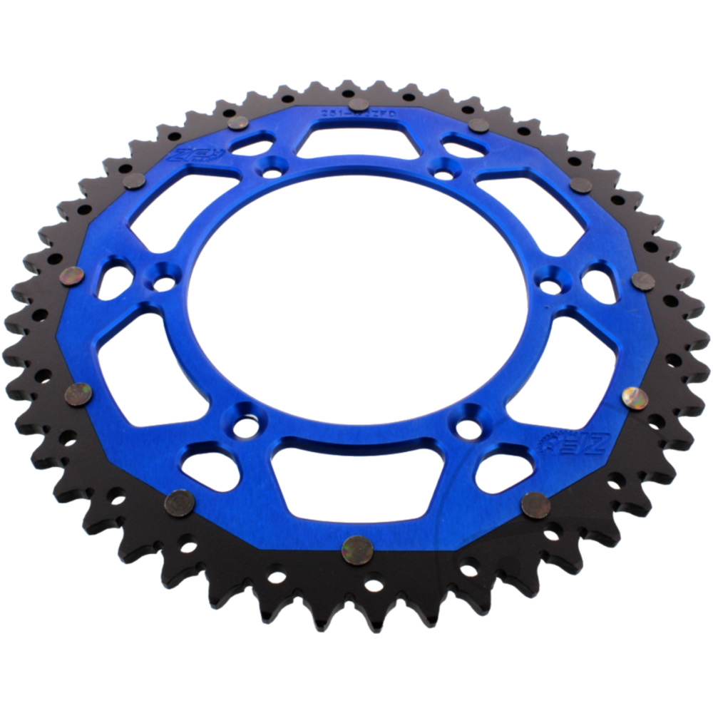 Zf zfd-251-52-blu kettenblatt kettenrad dual 52z teilung 520 blau d25152blu