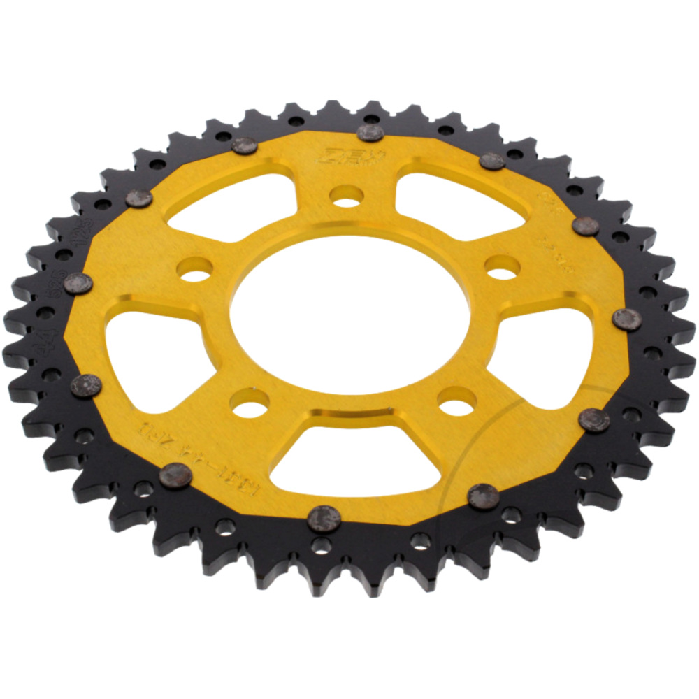 Zf zfd-1331-44-gld kettenblatt kettenrad dual 44z teilung 525 gold d133144gld