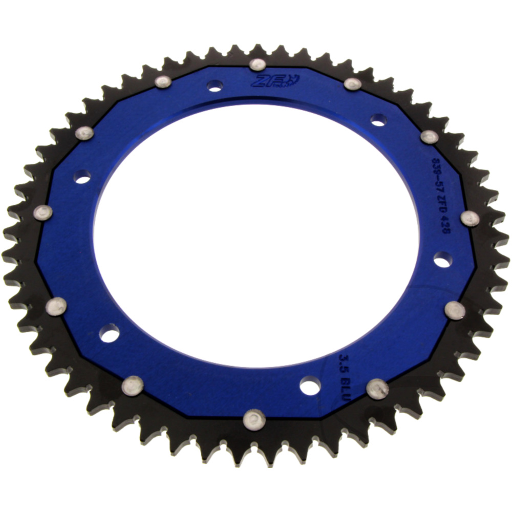 Zf zfd-839-57-blu kettenrad dual 57z teilung 428 blau