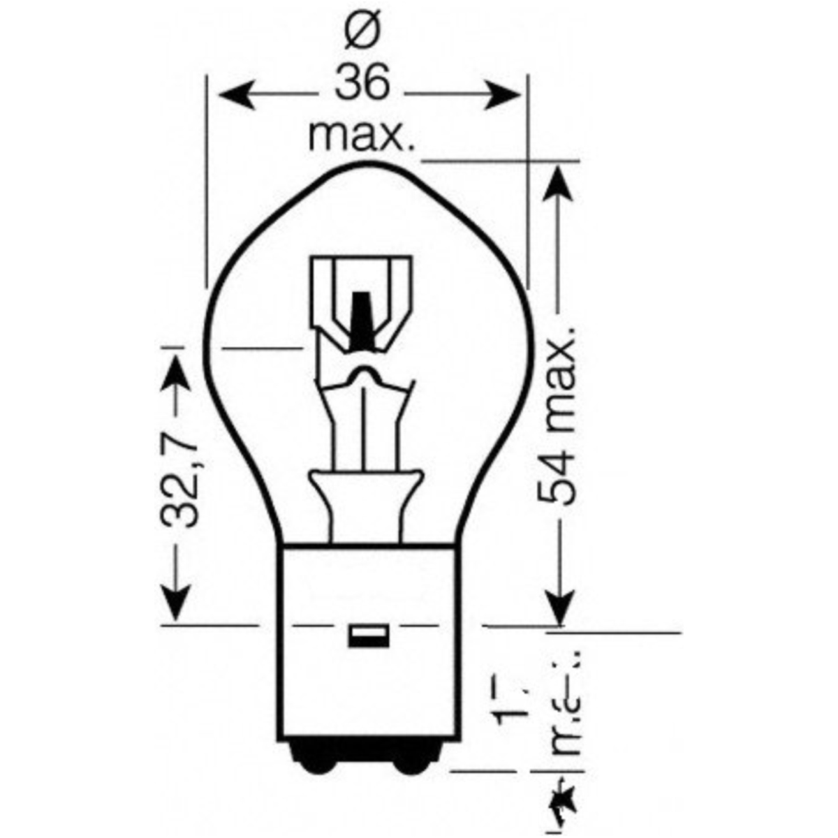 Jmp 1221 + jmp lampe 12v35/35 watt