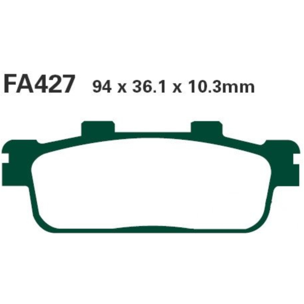 Ebc sfa427 bremsbeläge bremsklotz standard scooter  