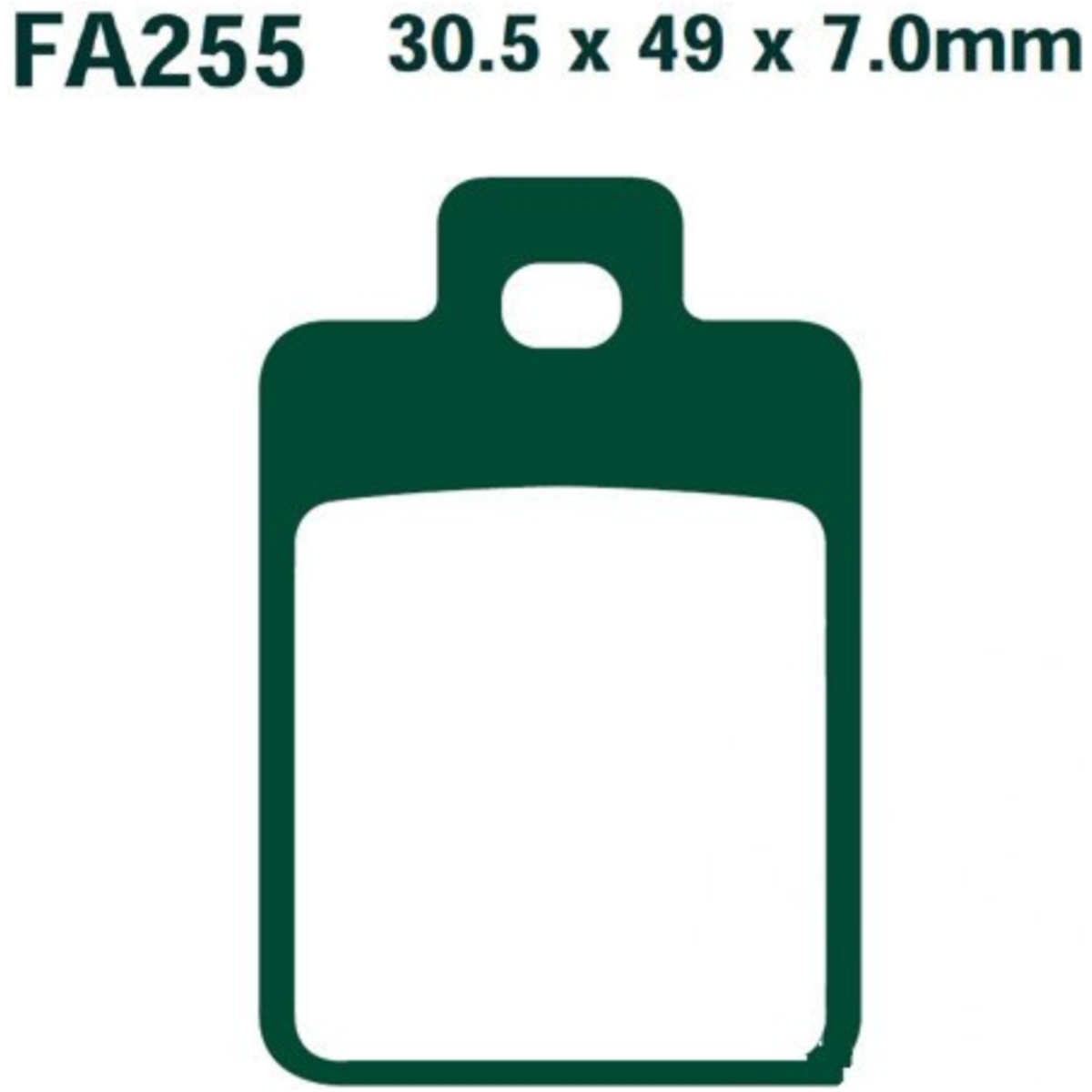 Ebc sfa255 bremsbeläge bremsklotz standard scooter