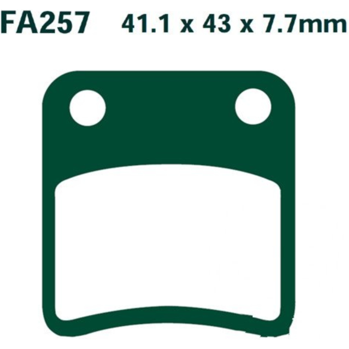 Ebc sfa257 bremsbeläge bremsklotz standard scooter