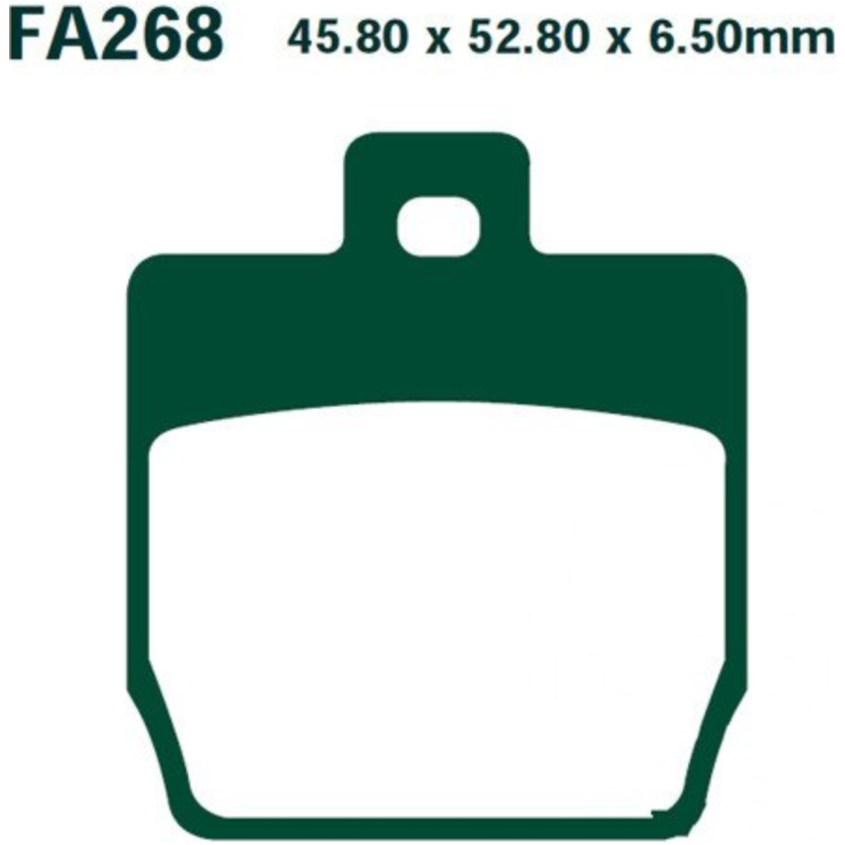Ebc sfa268 bremsbeläge bremsklotz standard scooter  