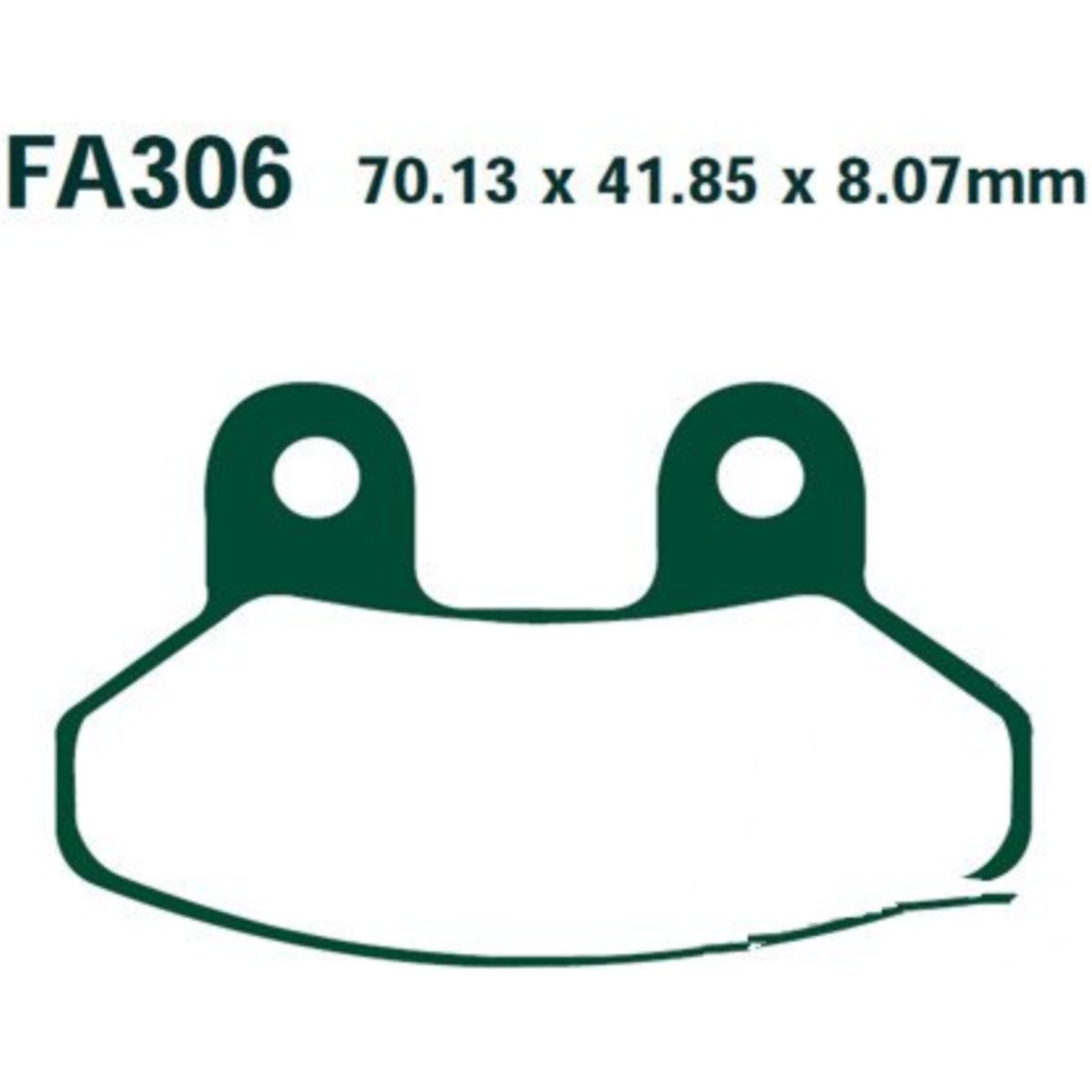 Ebc sfa306 bremsbeläge bremsklotz standard scooter