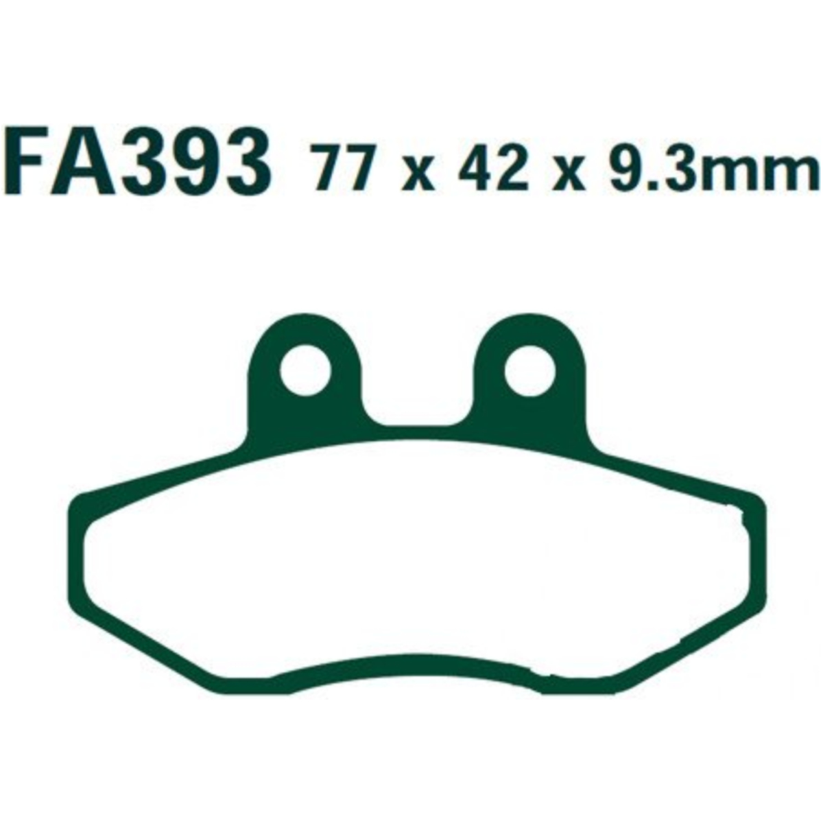 Ebc sfa393 bremsbeläge bremsklotz standard scooter