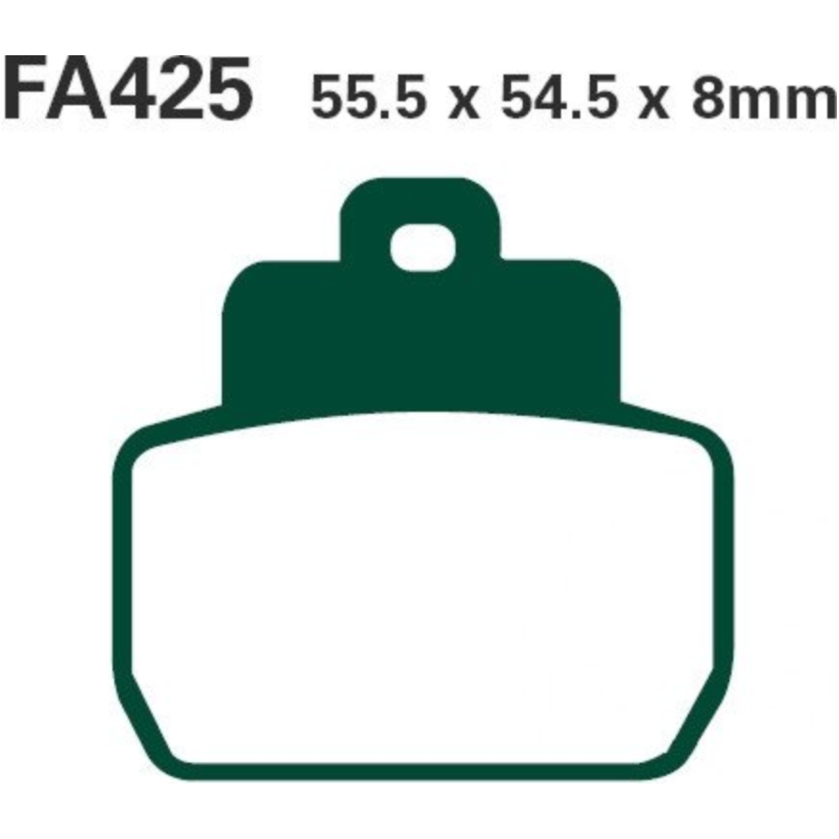 Ebc sfa425 bremsbeläge bremsklotz standard scooter