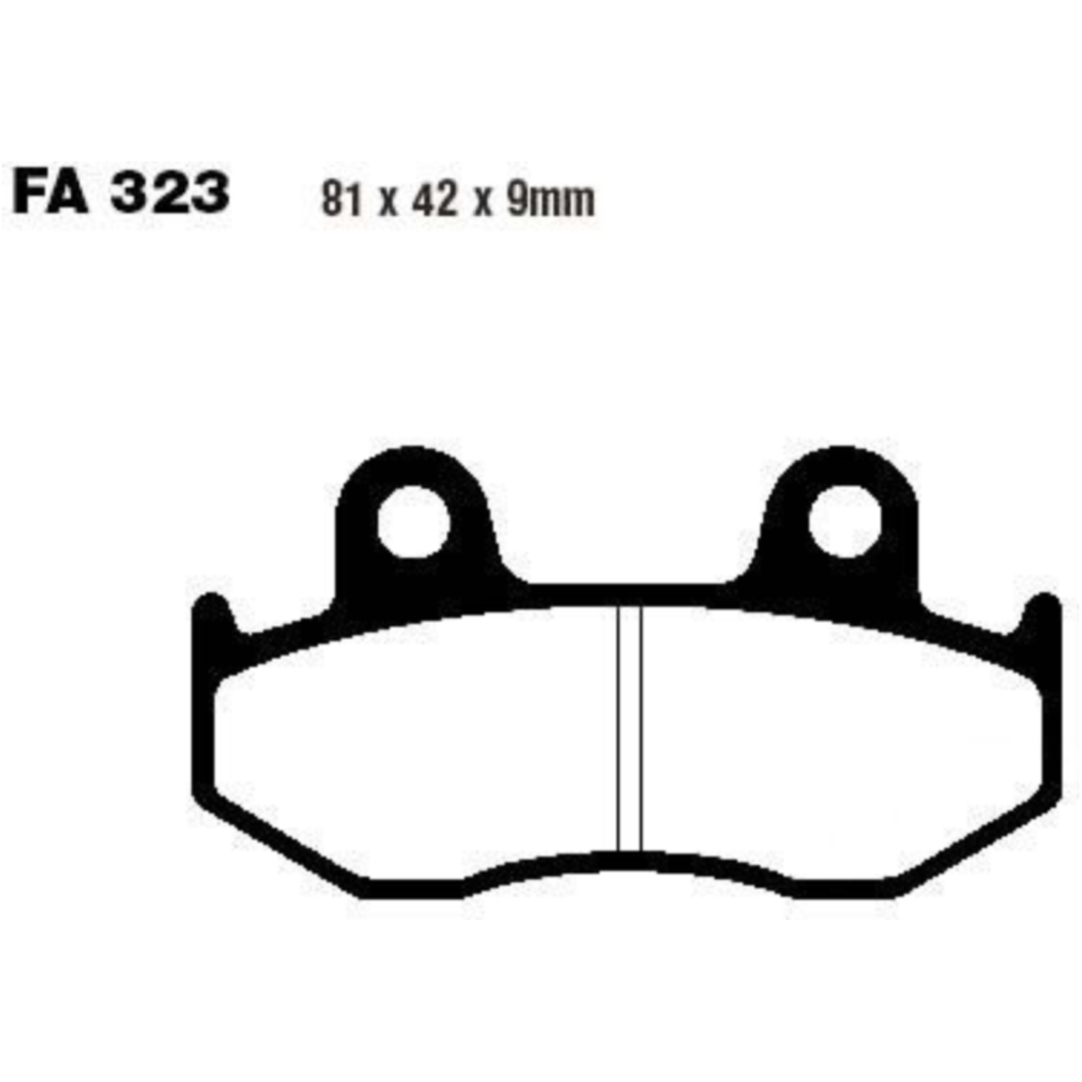 Ebc sfa323 bremsbeläge bremsklotz standard scooter  