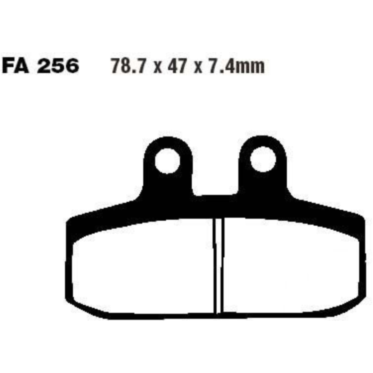 Ebc sfa256 bremsbeläge bremsklotz standard scooter