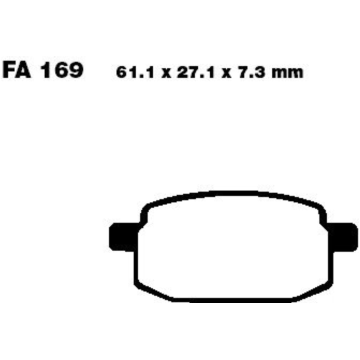 Ebc sfa169hh bremsbeläge bremsklotz sinter hh scooter