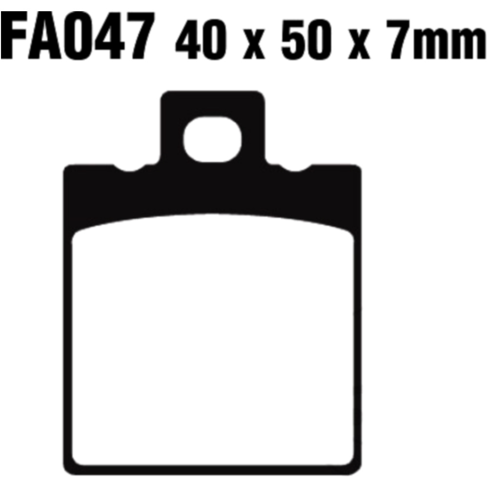 Ebc sfa047 bremsbeläge bremsklotz standard scooter  