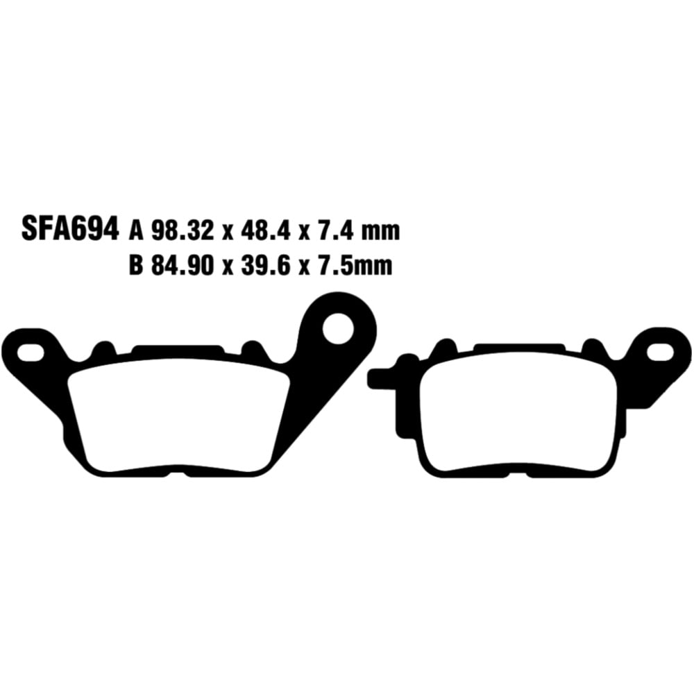 Ebc sfa694 bremsbeläge bremsklotz standard scooter