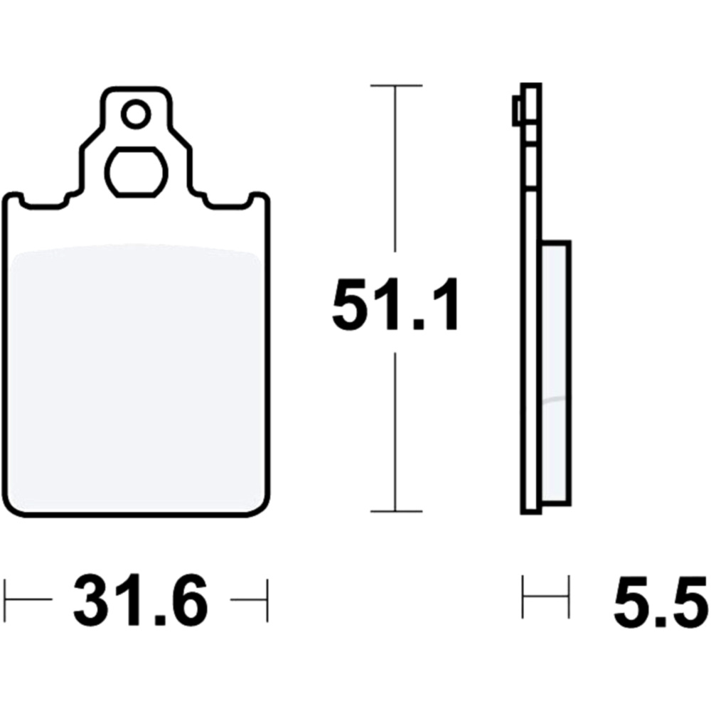 Trw mcb651ec bremsbeläge bremsklotz scooter  