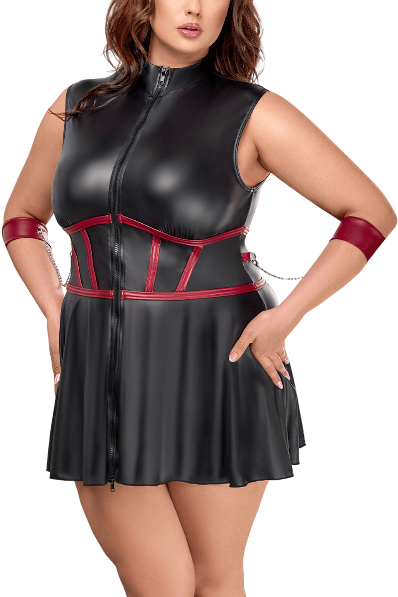 Kleid mit Fesseln und Augenbinde Plus Size