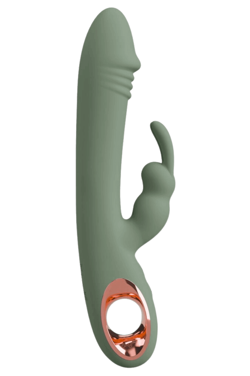 Rabbit Vibrator olive - 21,4 cm | 3,6 cm