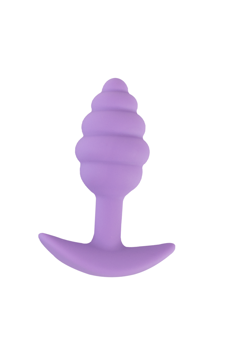 Mini Butt Plug lila - L: 7,5cm Ø: max. 2,8 cm