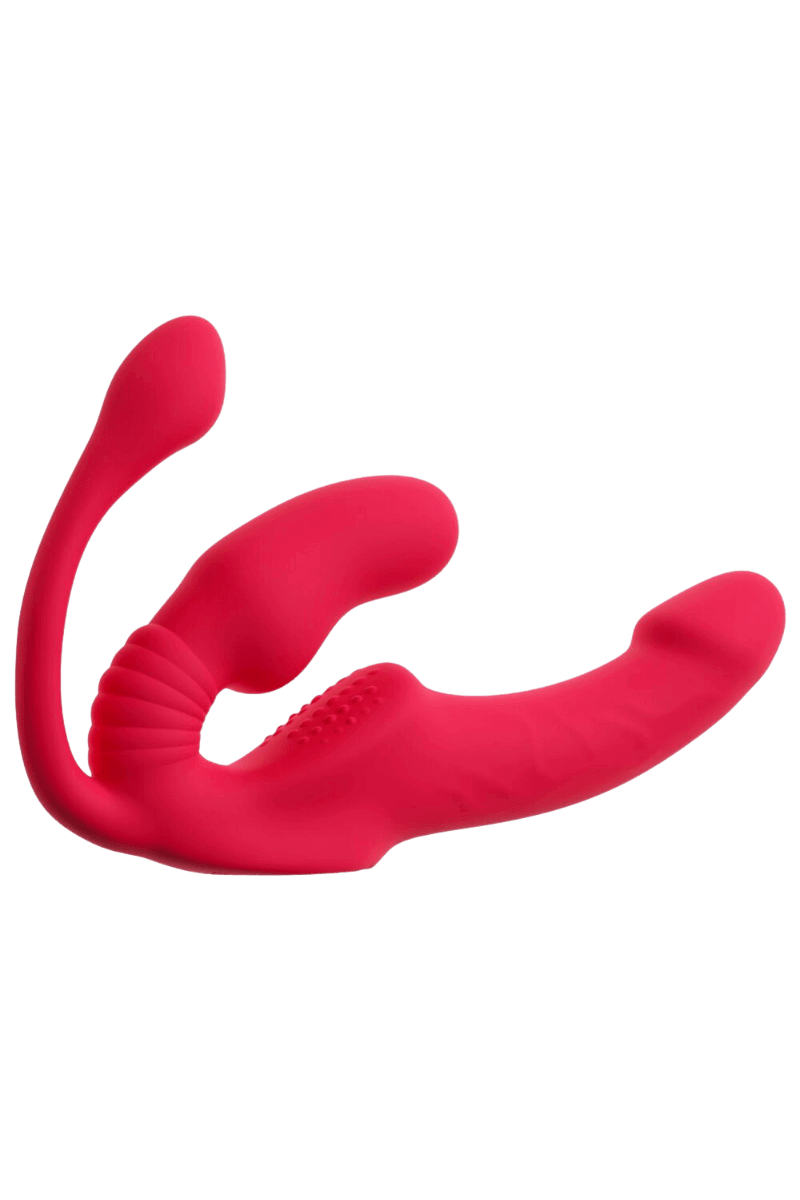 gurtloser triple Strap-on Vibrator - 23cm | Ø 3,8 cm