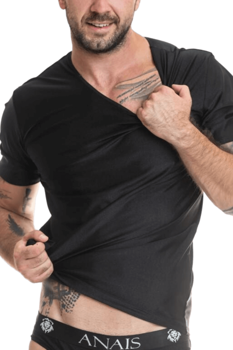 schwarzes Herren T-Shirt