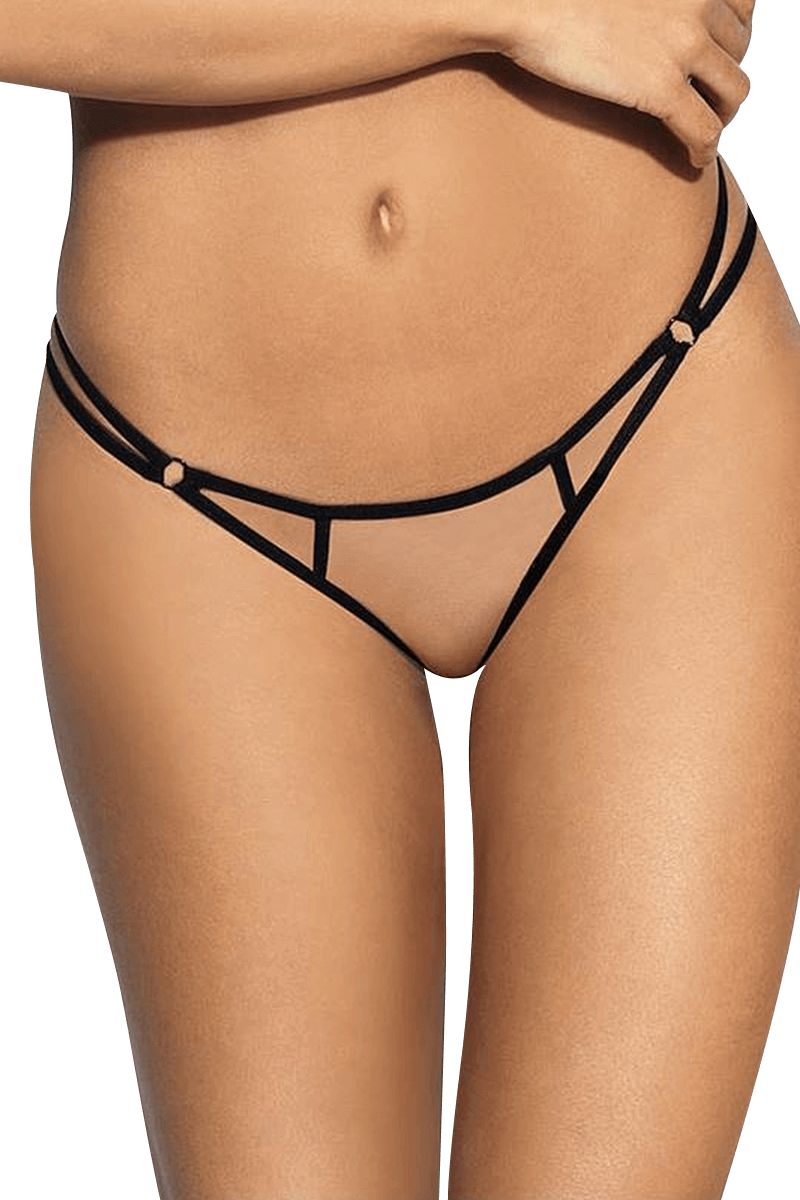 String beige schwarz