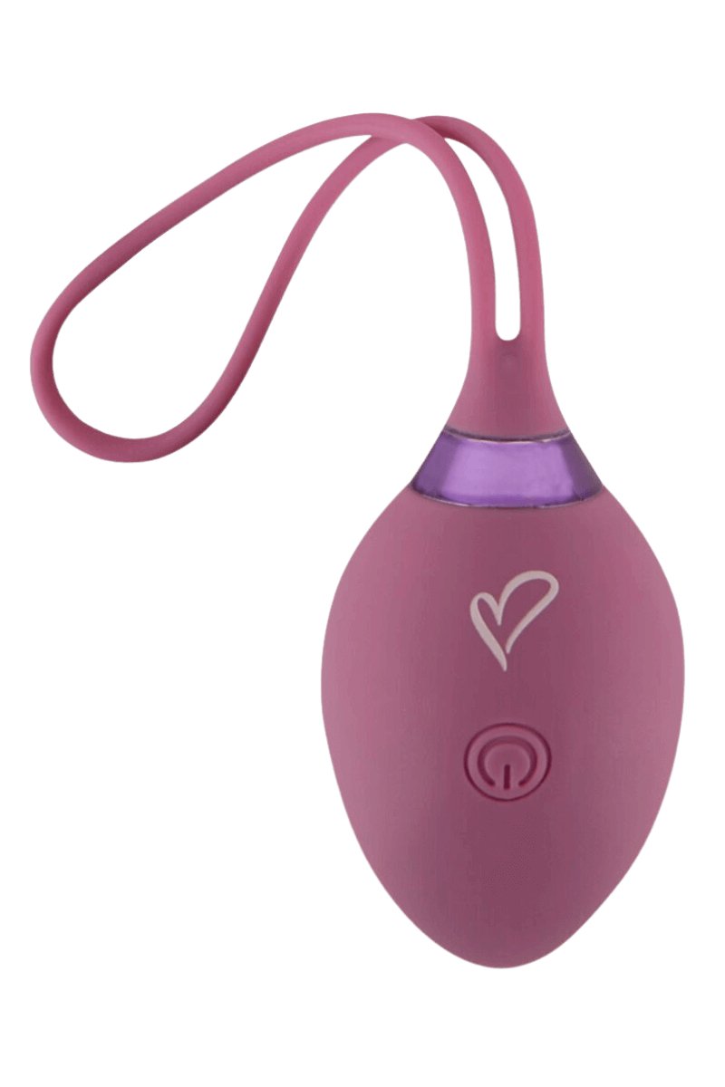 leise Vibro-Liebeskugel mit Fernbedienung in lila - 41g