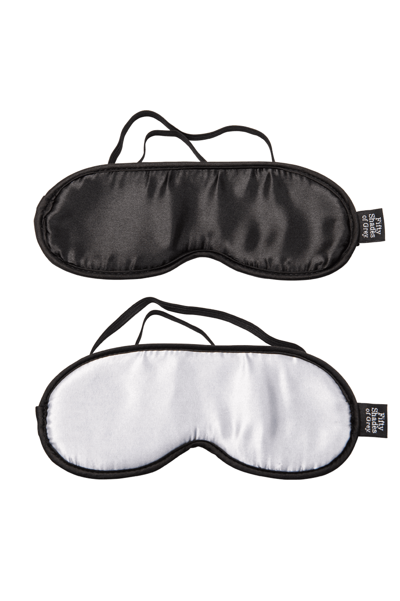2 gepolsterte Satin-Augenmasken - Shades of Grey