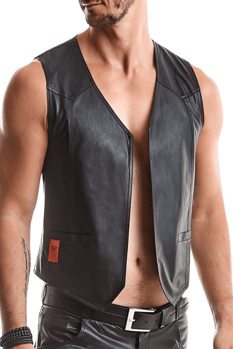 Wetlook Weste schwarz