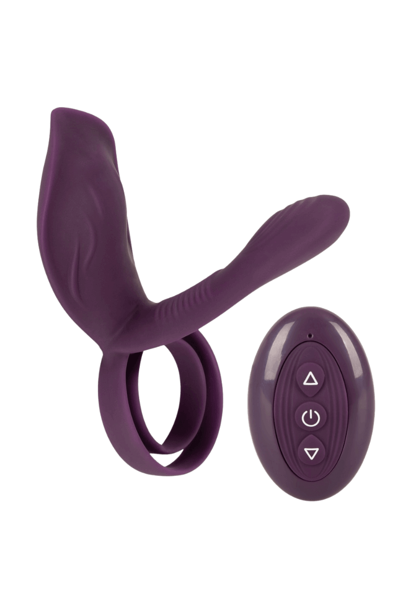 Penisring mit Vibrator und Klitorisstimulator