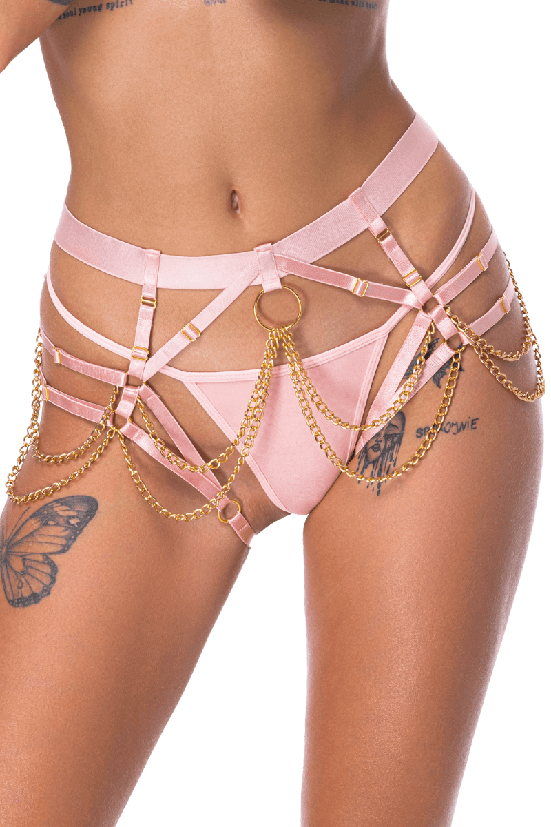 Harness-String rosa