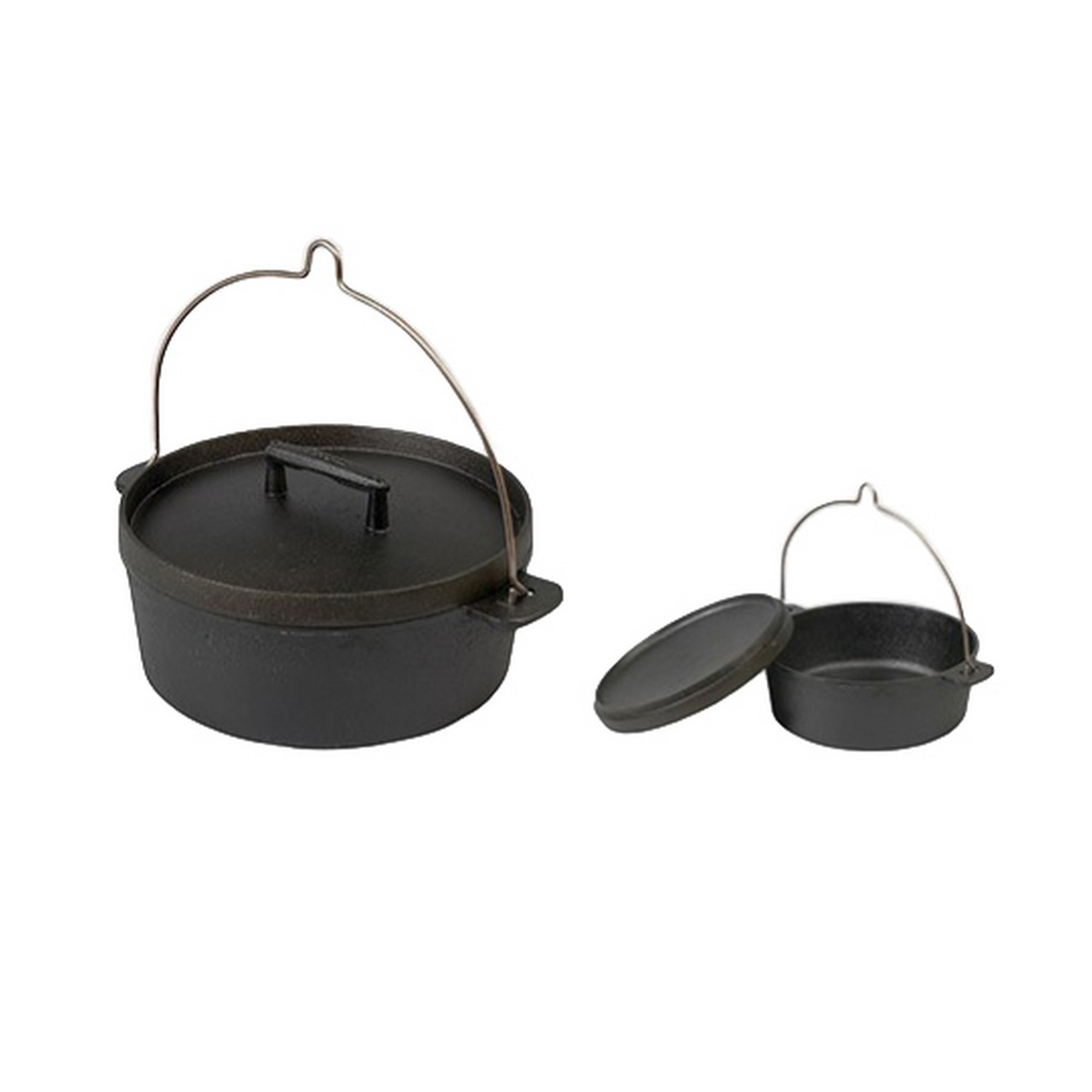 Skeppshult Fältugn Dutch Oven Topf 29 cm & Deckel / 5,5 L - Gusseisen