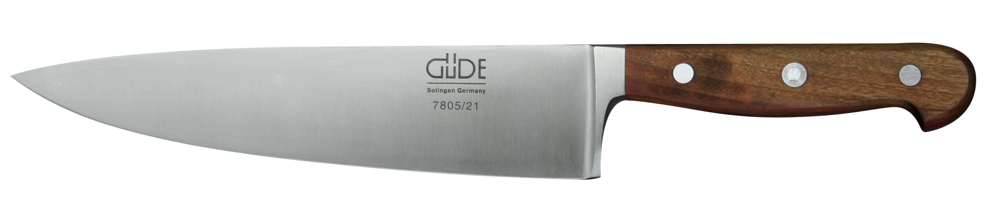 Güde Franz Güde Kochmesser 21 cm - CVM-Messerstahl - Griffschalen Pflaumenholz