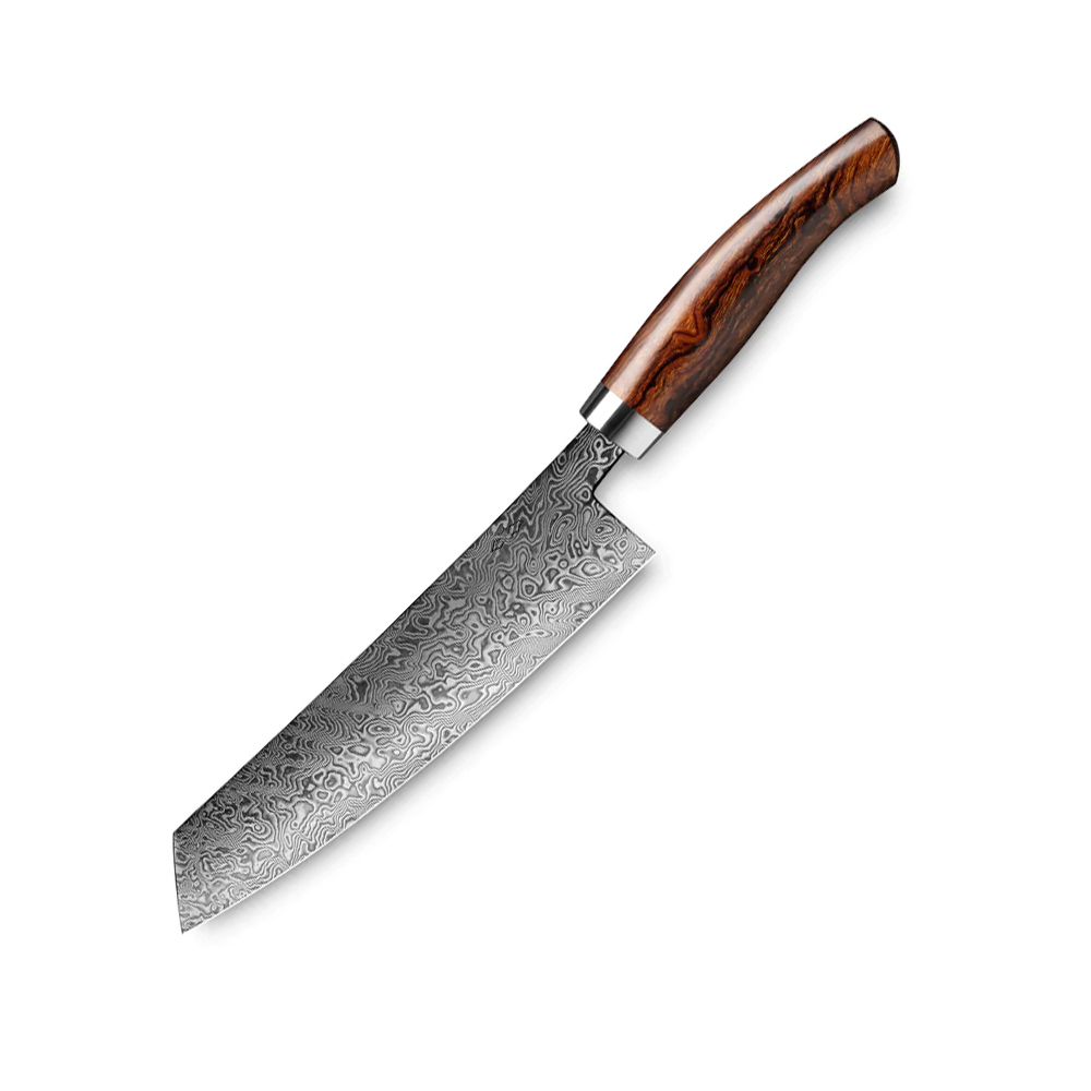 Nesmuk Exklusiv C 90 Damast Kochmesser 18 cm - Griff Wüsteneisenholz