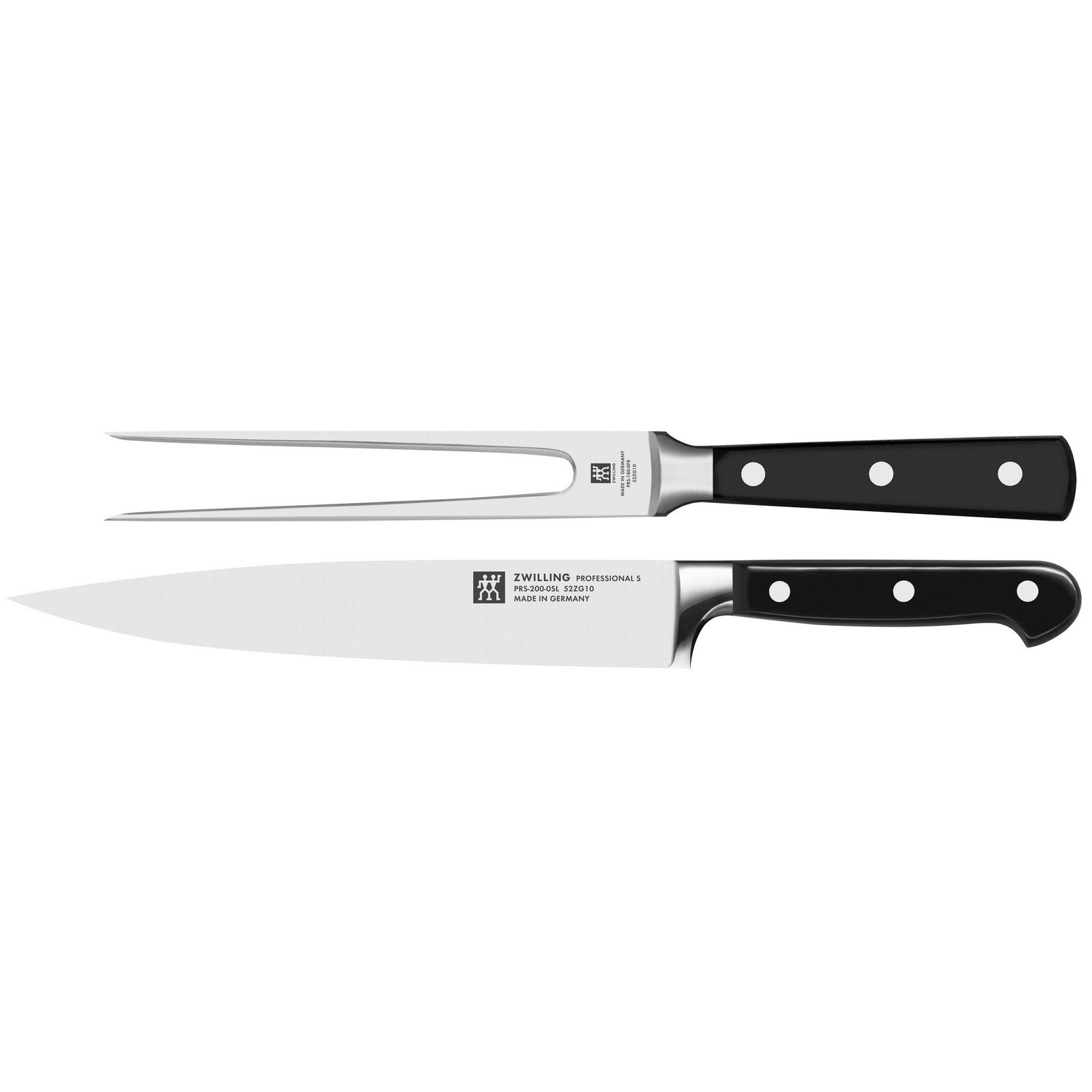 Zwilling Professional S Spick-/Garniermesser 10 cm & Kochmesser 20 cm Messerset 2-tlg.