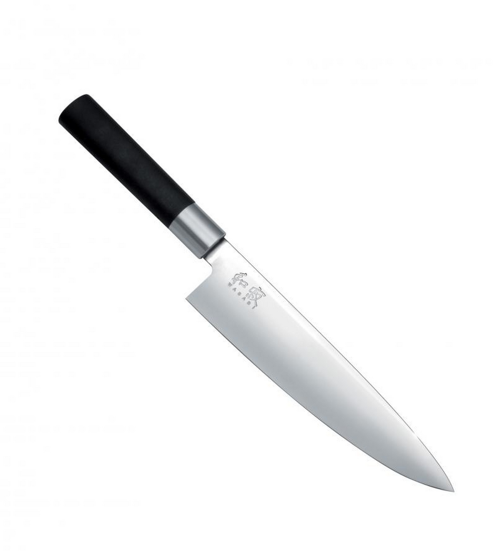 KAI Wasabi Black Kochmesser 20 cm - Edelstahlklinge - Griff Kunststoff