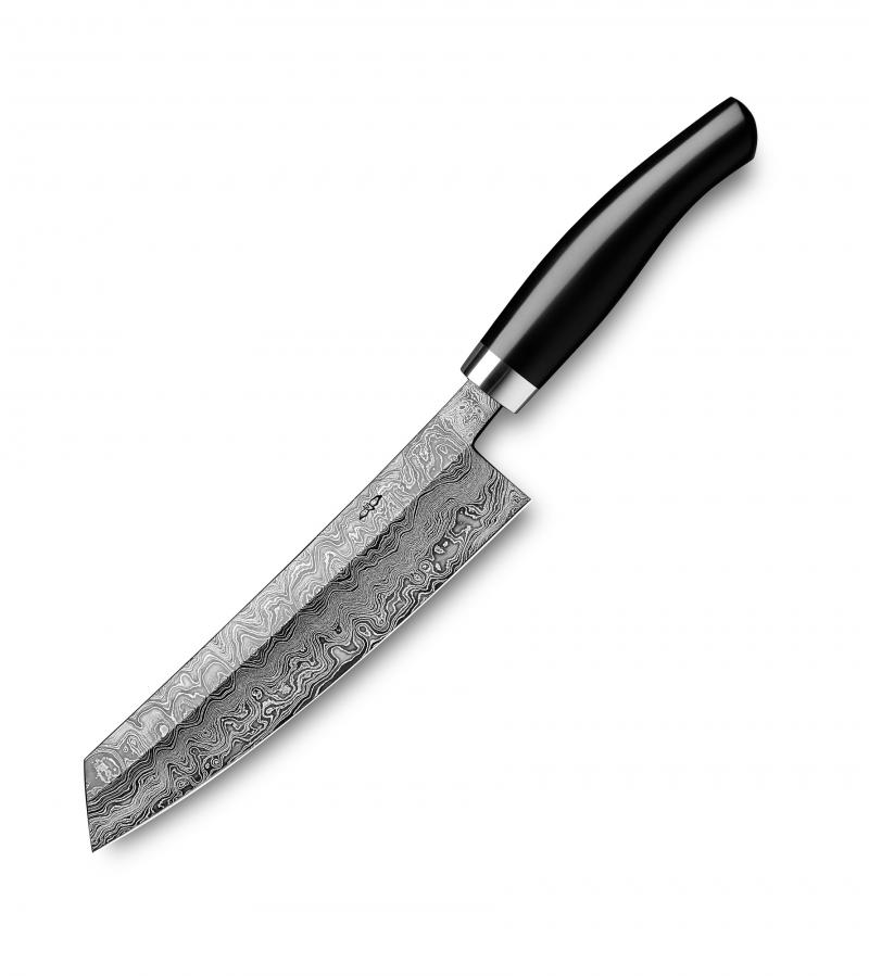Nesmuk Exklusiv C100 Damast Kochmesser 18 cm - Griff Juma Black