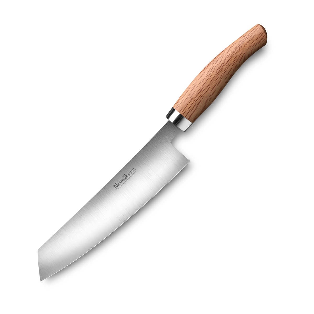 Nesmuk Soul Kochmesser 18 cm - Niobstahl - Griff Steineiche - exklusive limitierte Sonderedition